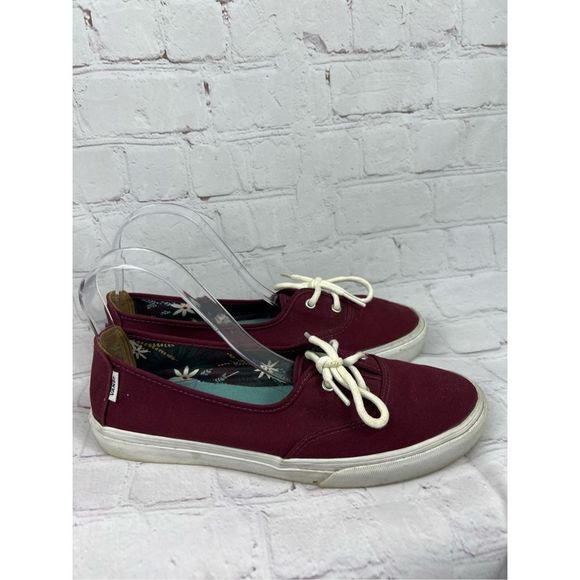Women’s vans slip-on burgundy size 9.5 - Picture 3 of 9